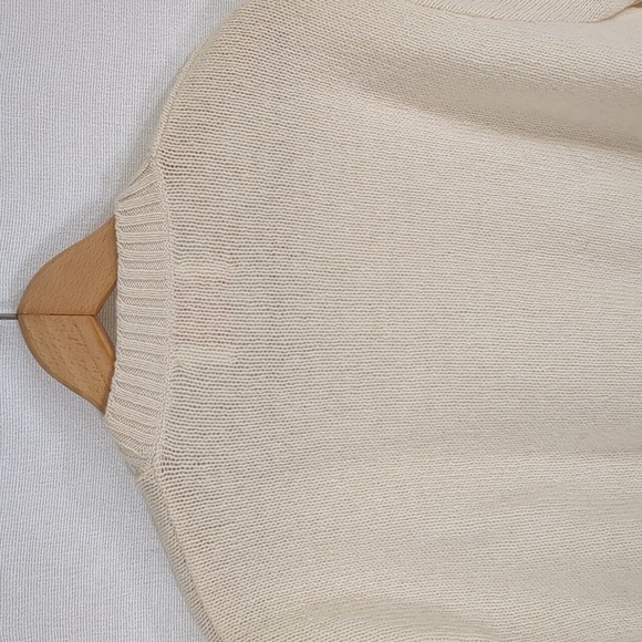 NWT Jantzen Deadstock 1970's Men's Cream Shetland Wool Blend Sweater Size Large - Picture 8 of 10